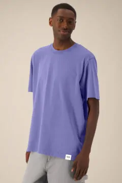 ästhetika T-Shir Solid – BASIC vintage lila Vorderseite