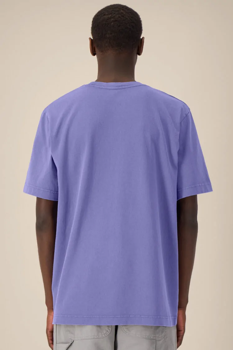 ästhetika T-Shir Solid – BASIC vintage lila Rückseite