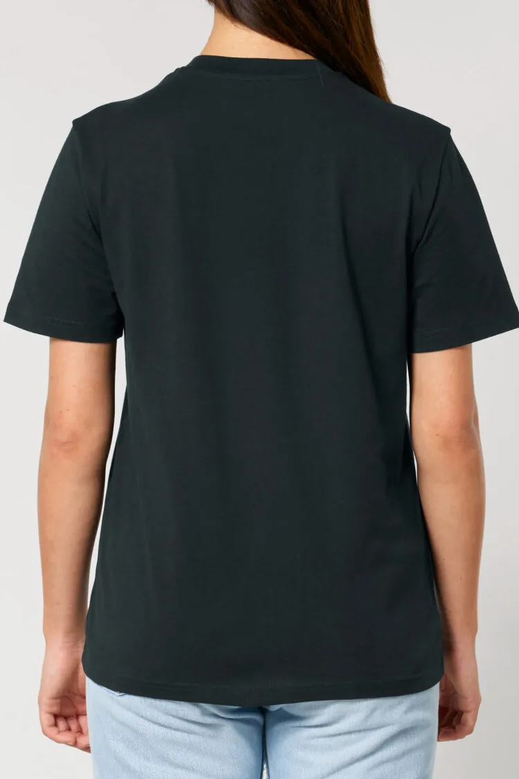 ästhetika T-Shirt – MUSCHIS GEGEN MERZ black/white Women Back