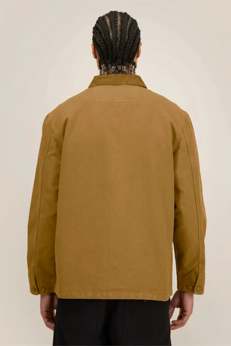 ästhetika Arbeitsjacke - BASIC vintage braun Rückseite